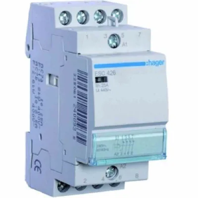 Produktbild von Hager Installationsschütz 25A ESC426 4Öffner 230V