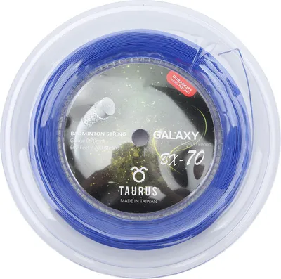 Zdjęcie produktu dla Naciąg do rakiety do badmintona POWERTI BX70, wysoce elastyczny nylonowy, 0,7 mm, szpula 200 m, niebieski