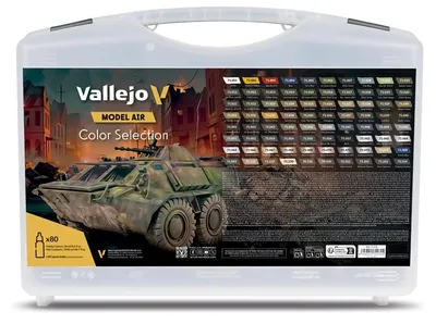 Produktbild von Vallejo 71.171 - Farbkoffer Model Air Color Selection - Neu, KI-generiertes Bild