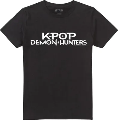 Produktbild von K-Pop Demon Hunters - T-Shirt für Herren/Damen Uni TV20247 (XL) (Schwarz/Weiß)
