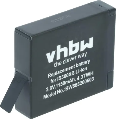 Produktbild von vhbw Akku Ersatz für Insta360 PL903135VT, PL903135VT-S01 für Kamera (1150 mAh, 3,8 V, Li-Ion)