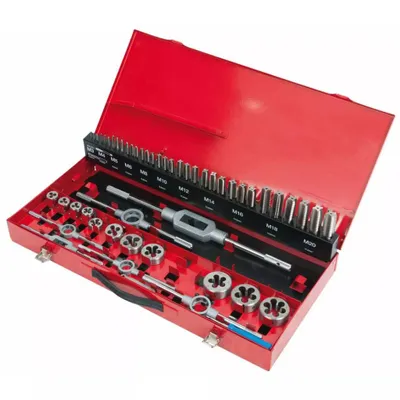 Immagine prodotto di KS Tools Set di utensili per filettatura da 54 pezzi HSS 331.0654