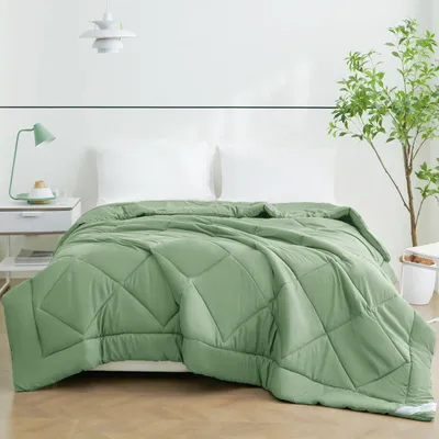 Image de Couverture d'été en microfibre, légère (150 g/m²), dimensions 220 x 240 cm, pour lit double
