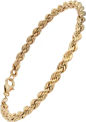 Produktbild von Goldkette Kordelkette Länge 21 cm - Breite 4,5 mm - 333-8 Karat Gold