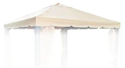 Image de Pavillon Toit de rechange naturel pour pavillon 3x3 Toit de pavillon Tente de réception Bâche de toit