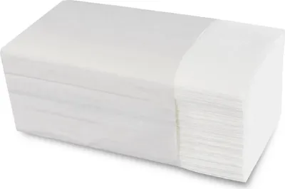 Produktbild von 4000x Papierhandtuch Falthandtuch 25x23cm, 2 lagig, hochweiß, geprägt