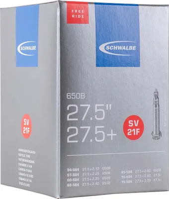 Image de Schwalbe 10400073 chambre à air vélo valve Presta 27.5" 53 - 76.2 mm