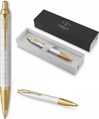 Zdjęcie produktu dla Parker 2143643 PARKER Kugelschreiber IM Premium Pearl G.C. M Blau Geschenkbox