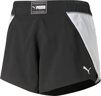 Produktbild von PUMA Fit Fashion Woven Flow Shorts Damen 01 - puma black M
