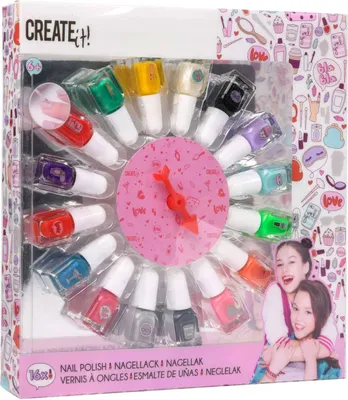 Obrázok produktu pre Lakier do paznokci 16 kolorów dla dzieci CREATE IT!