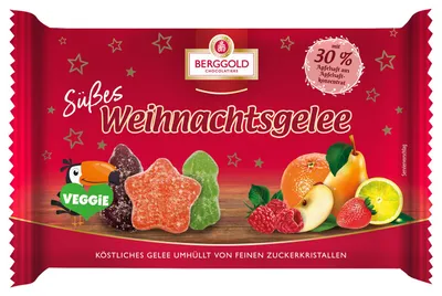 Produktbild von Berggold Süßes Weihnachtsgelee 210g