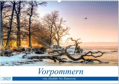 Produktbild von Vorpommern - von Altefähr bis Zinnowitz (Wandkalender 2025 DIN A2 quer), CALVENDO Monatskalender