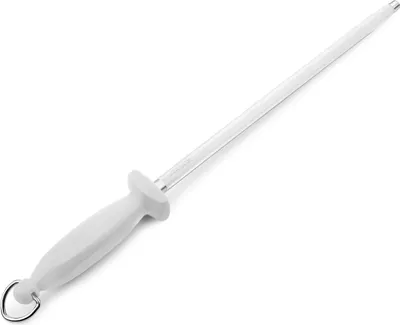 Immagine prodotto di Affilacoltelli Chaira Arcos 278514 con lama da 30 cm Acciaio al carbonio e polipropilene bianco mango con coprilama ø 13 mm