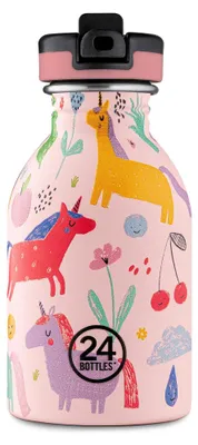Produktbild von 24Bottles 2061, 250 ml, Tägliche Nutzung, Mehrfarbig, Silikon, Edelstahl, Magic Friends, Kind