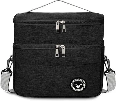 Image de Glacière isotherme pliable 9,6 L, noire