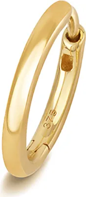 Produktbild von 9 Karat (375) Gold Damen - Einzel Knorpel Creole - 10mm; TRS36973MM10