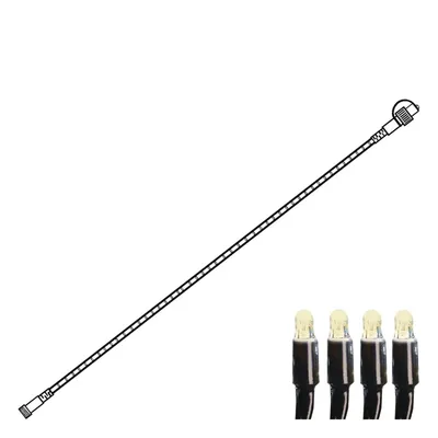 Image de Best Season System 24 « Guirlande lumineuse LED 6 m, 126 ampoules - Extra » Ampoules blanc chaud, pour l'extérieur, 491-33
