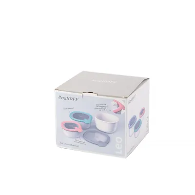 Zdjęcie produktu dla BergHOFF Leo 3950220, Zestaw, Zielony, Szary, Czerwony, Biały, 2 l, 1,65 l, 0,9 l, Polipropylen (PP)