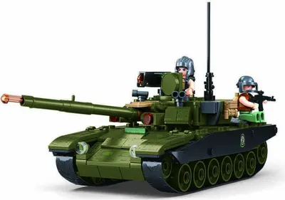 Image de Sluban Army M38-B1257 Tank IFR T90AS