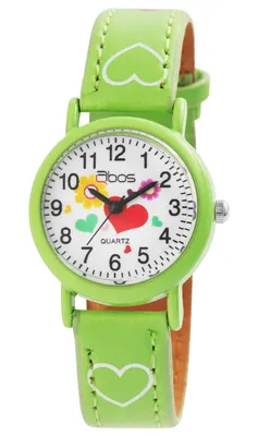 Produktbild von QBOS Kinderuhr mit Kunstlederionsarmband