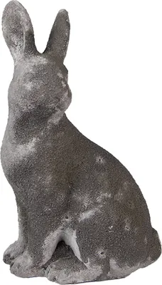Immagine prodotto di Clayre & Eef figurina decorativa coniglio 23 cm pietra grigia