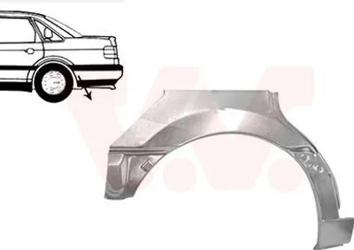 Produktbild von VAN WEZEL Radlauf 5834148 hinten rechts für VW PASSAT Variant (3A5 35I)