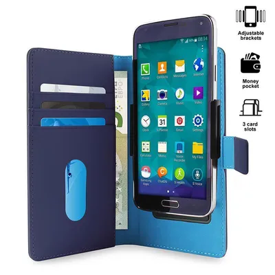 Obrázek produktu pro PURO UNIWALLET3BLUEXL, Folio, Jakékoliv značky, 12,9 cm (5.1"), Modrá