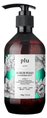 Produktbild von plu - Scrub Wash Himbeerminze, 500 g
