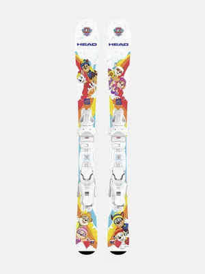 Zdjęcie produktu dla Narty dziecięce Head Paw Patrol + JRS 4.5 GW CA, białe, rozmiar 26/27, model dla początkujących