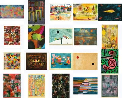 Produktbild von Kunstkarten-Topseller-Set Paul Klee