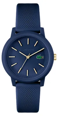 Produktbild von Lacoste Analog Quarzuhr für Damen Kollektion LACOSTE.12.12 mit Marinblaues Silik