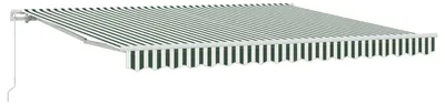 Immagine prodotto di Tenda Retrattile Verde e Bianco 400 × 300 cm