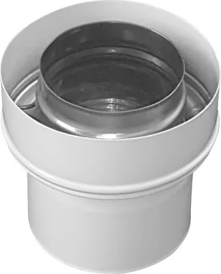 Produktbild von ONNLINE Reduzier-Kaminadapter konzentrisch DN 60/100 x 80/125 für Brennwertgeräte mit Kunststoffadapter universal
