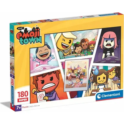 Immagine prodotto di Puzzle CLE 180 SuperKolor Emoji Città 29067