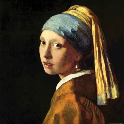 Produktbild von Johannes Vermeer Kunstdruck Bild - Das Mädchen Mit Dem Perlenohrring, 1665 (70 x 70 cm)