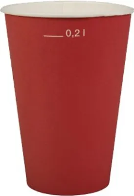 Produktbild von Papstar CF20BICCHIERI CARTA ROSSO