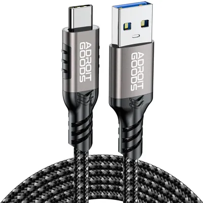 Obrázek produktu pro AdroitGoods 50cmcm nylonový rychlonabíjecí kabel USB-A na USB-C - odolný a univerzálně kompatibilní