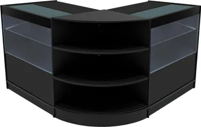 Produktbild von Andromeda LED Verkaufstheken-Set LM60 + C900 (2 Stück) – Schwarz