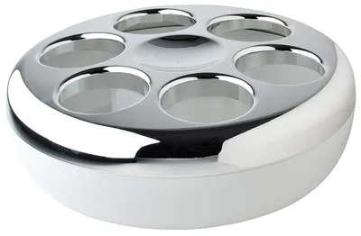 Productafbeelding van Helios flessenkoeler "Pure", wit/chroom