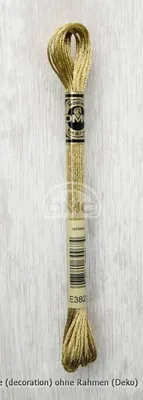 Imagen del producto de Hilo DMC Stickgarn Mouline Effet Lumiere 317W -3821, de 6 hebras, 8 metros
