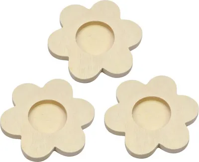 Produktbild von Teelichthalter Blume, 3er Set