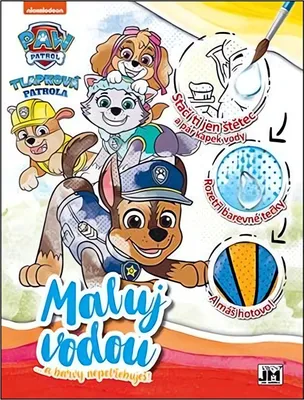 Produktbild von Paw Patrol Aquarell A4 Malbuch