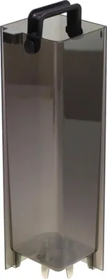 A product shot of a water tank for a coffee machine.