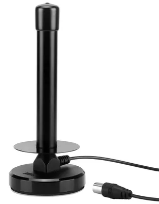 Image de Antenne TV HD TNT à gain élevé HD DAB FM Antenne à base magnétique Intérieur Extérieur - AUGUST DTA250