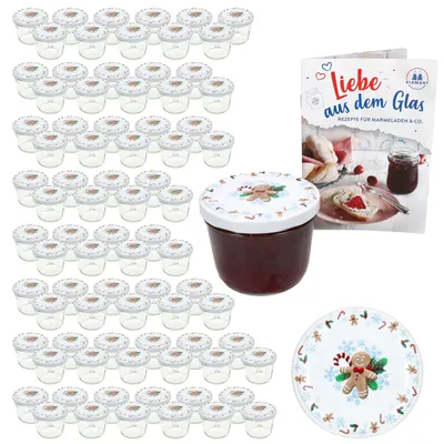 Immagine prodotto di set di 100 tumbler da 230 ml + coperchio TO 82 Candyman blu ghiaccio + libretto