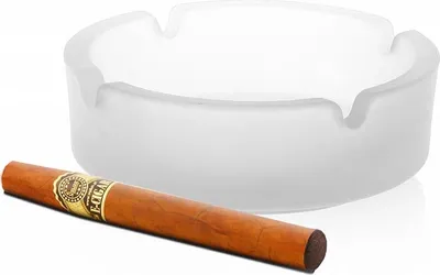 Obrázok produktu pre Popolník Ø10cm matné sklo sklenený popolník sklo popolník sklo