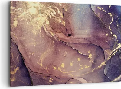 Produktbild von Bild auf Leinwand - Leinwandbild - Einteilig - Stein Gold Marmor - 100x70cm - Wand Bild - Wanddeko - Wandbilder - Leinwanddruck - Bilder - Wanddekoration - Leinwand bilder - Wandbild - AA100x70-4714