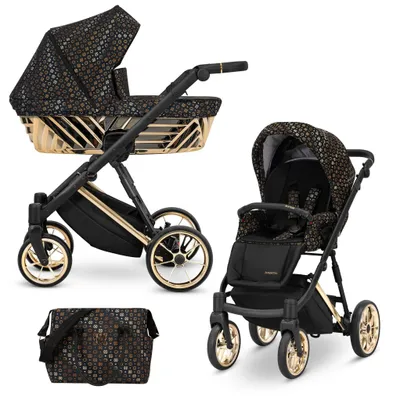 Produktbild von Kinderwagen Kunert Ivento Glam Premium 2in1 – Farbe: Black Style