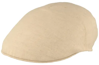 Leinenmütze mit knautschbarem Schild CoolMax von Hut-Breiter in beige