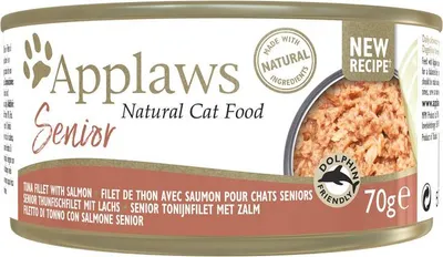 Produktbild von Applaws Cat Senior in Gelee 24x70gD | Thunfisch & Lachs